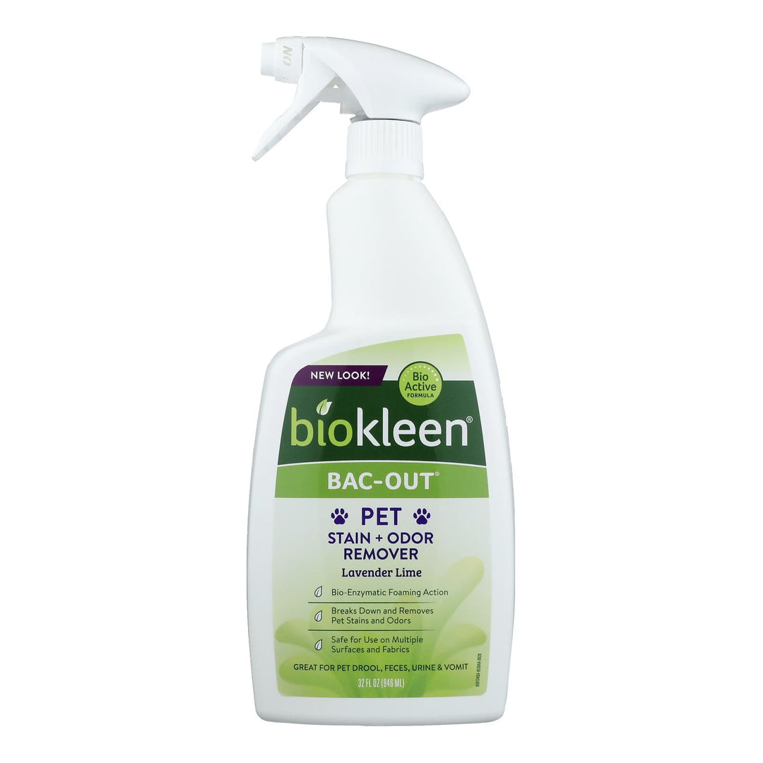 Biokleen - Bac Out Pet Stn&odr Rm Lm - Case Of 4 - 32 Fz - Maras Green